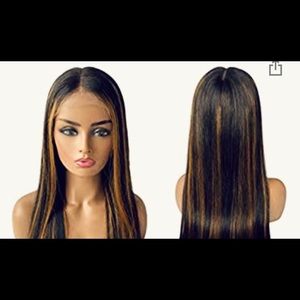 Full lace front wigs hand tied human virgin hair